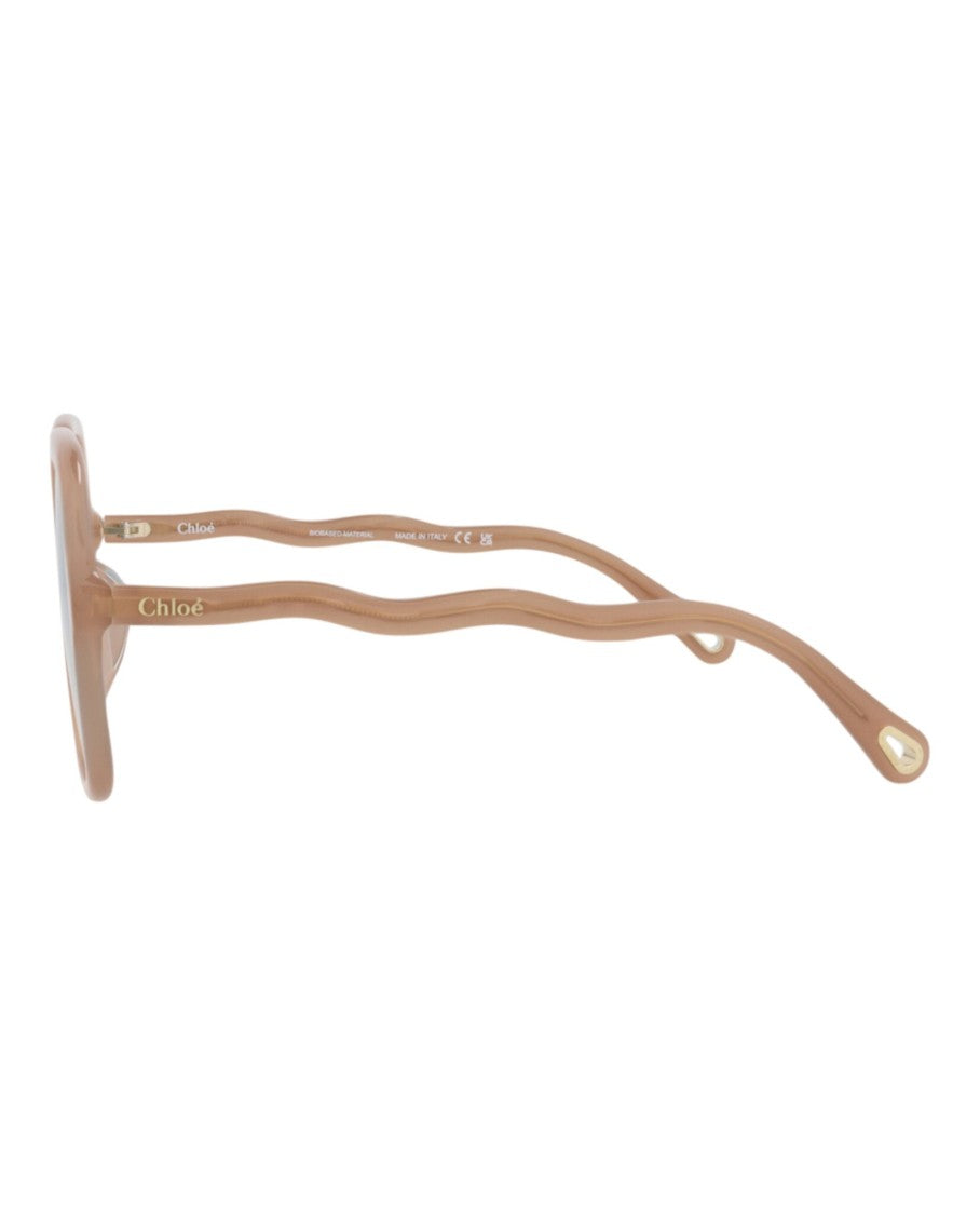 Chloé Square-Frame Bio Acetate Sunglasses With Gradient Tint