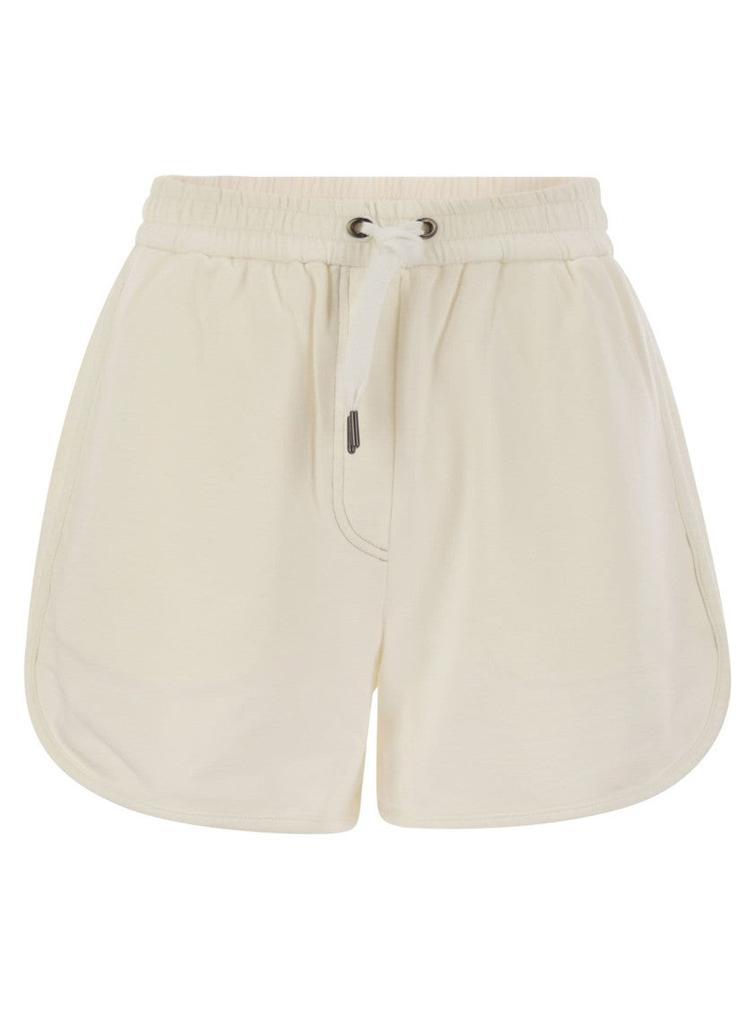 Brunello Cucinelli Relaxed Fit Cotton Shorts