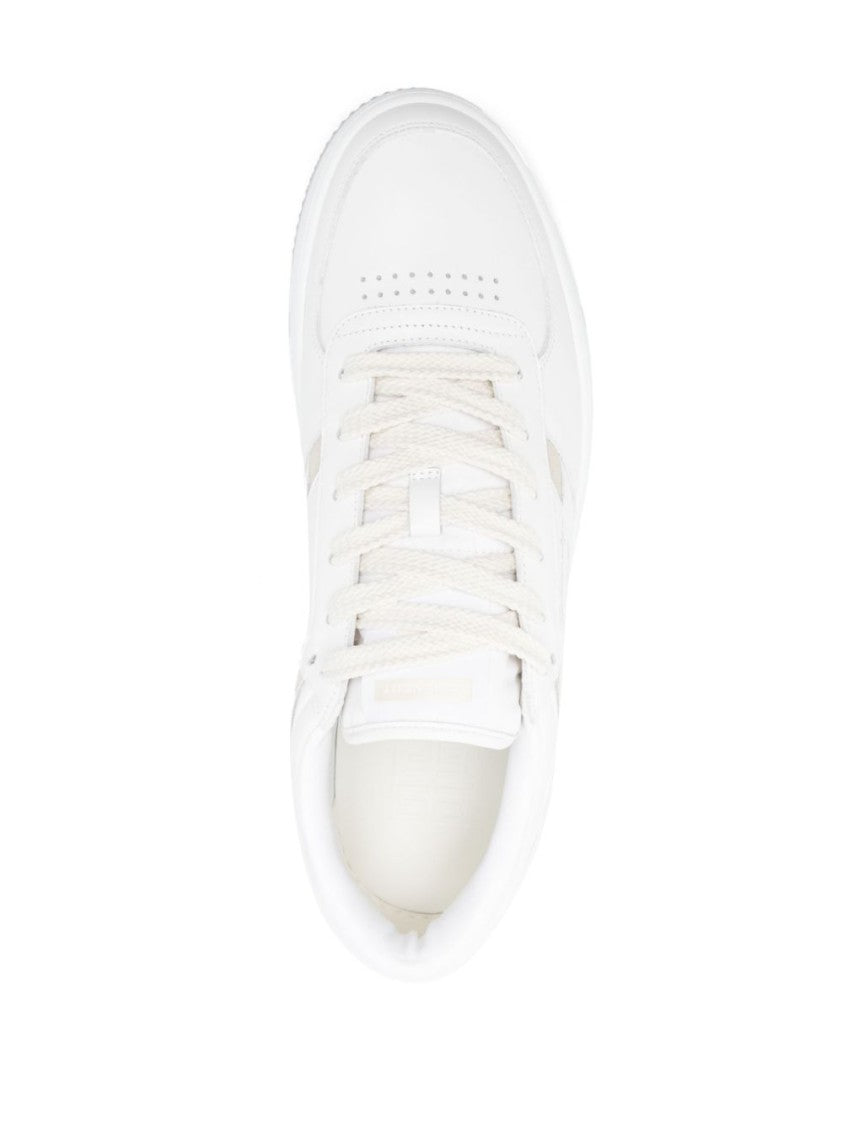 Givenchy White Calf Leather/Polyamide Blend Sneakers
