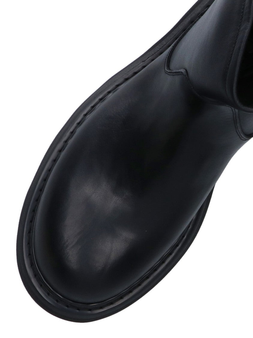 Premiata Platform Ankle Boots – Black