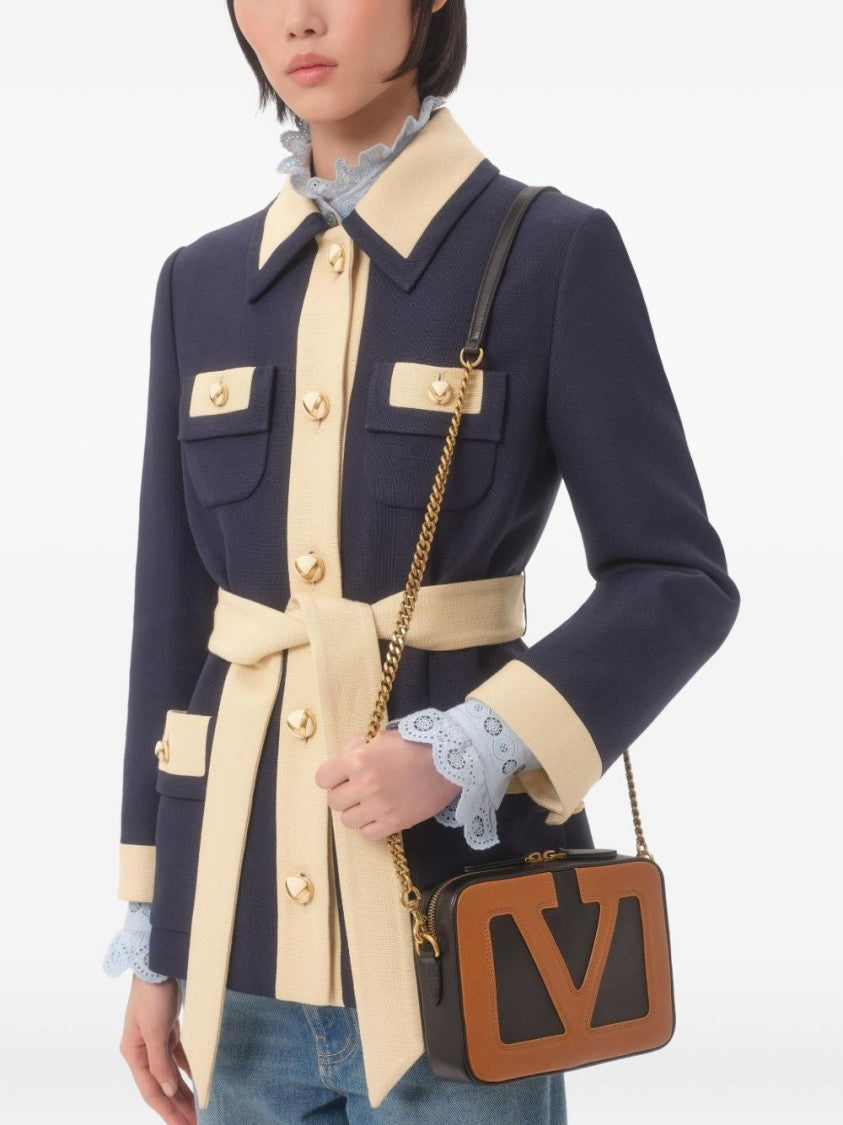 Valentino Garavani Structured Jacket With Belted Waist