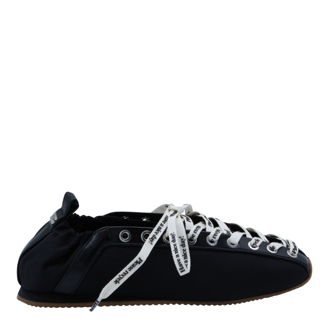 Ganni Timeless Black Flats With Rounded Toe And Minimalist Design