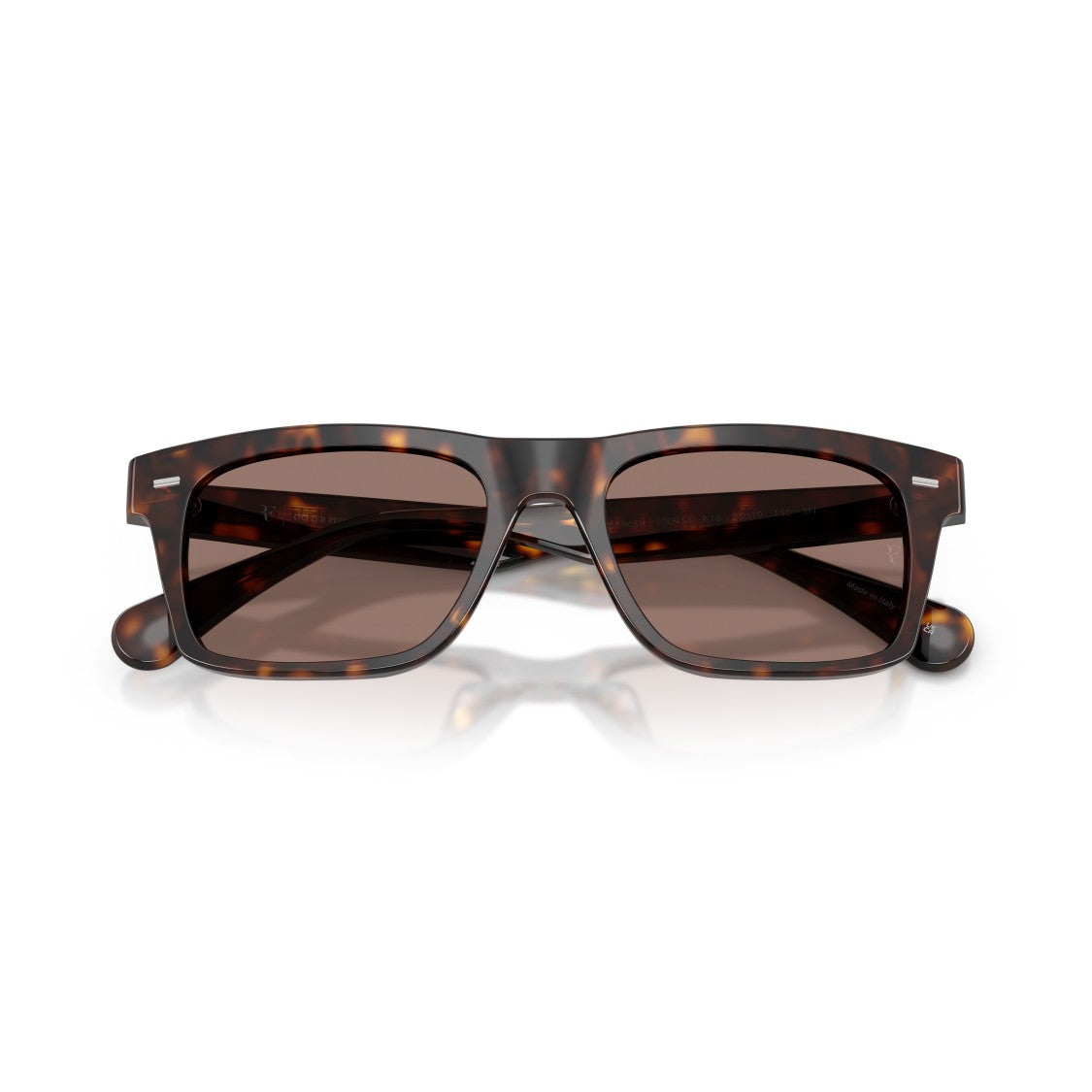 Oliver Peoples 0Ov5596su Rectangular Tortoiseshell Acetate Sunglasses With Metallic Accents