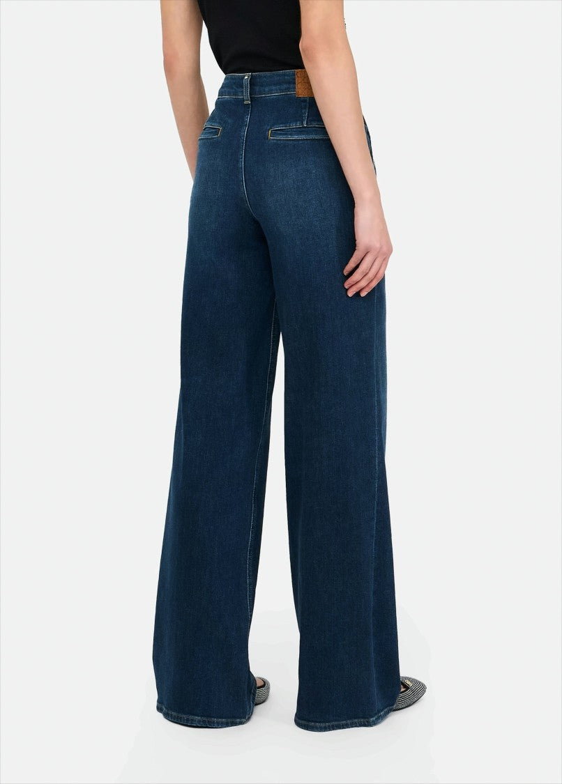 Liu Jo High-Waisted Flare Jeans With Vintage Wash
