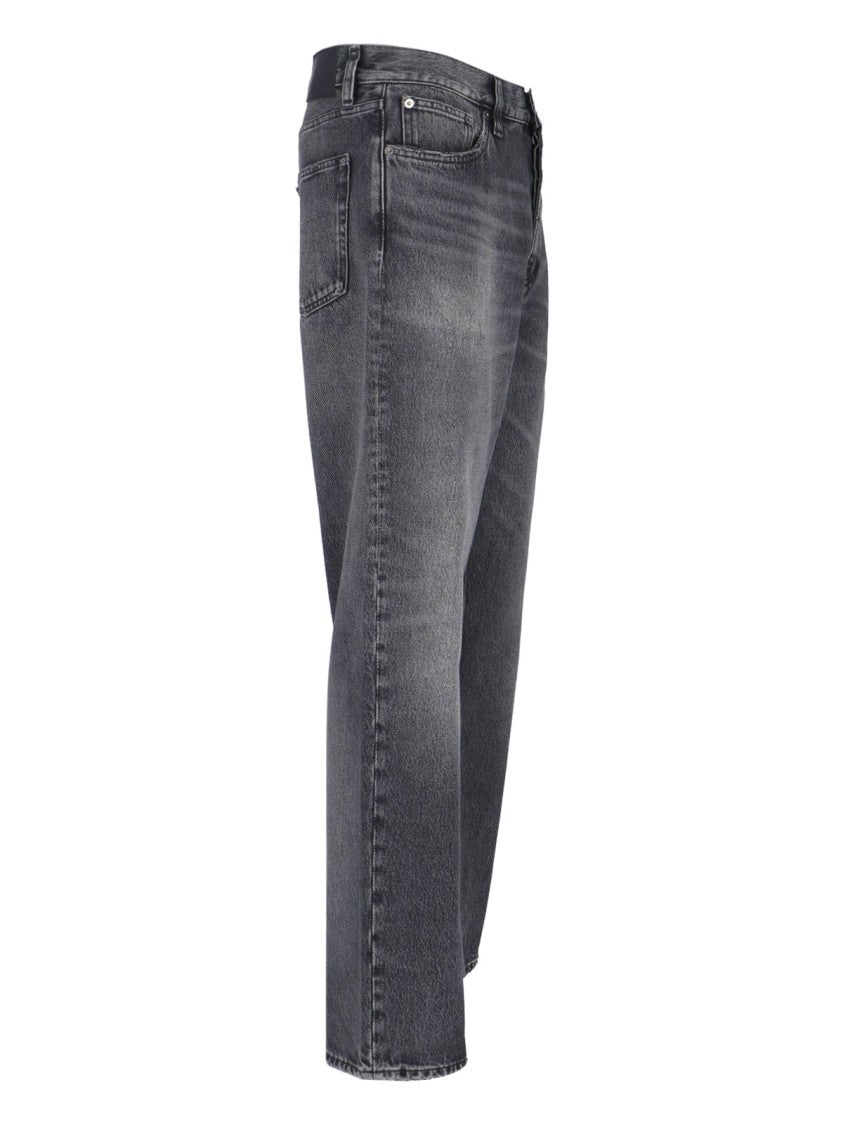 Sunflower Straight-Cut Black Jeans With Timeless Design