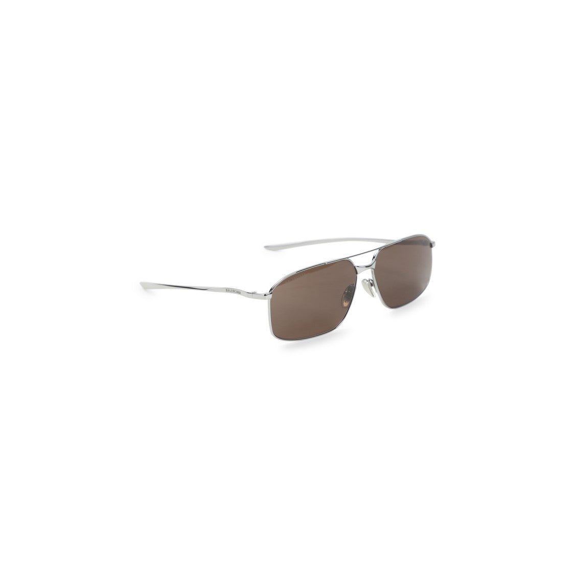 Balenciaga Rectangular Frame Sunglasses With Subtle Branding