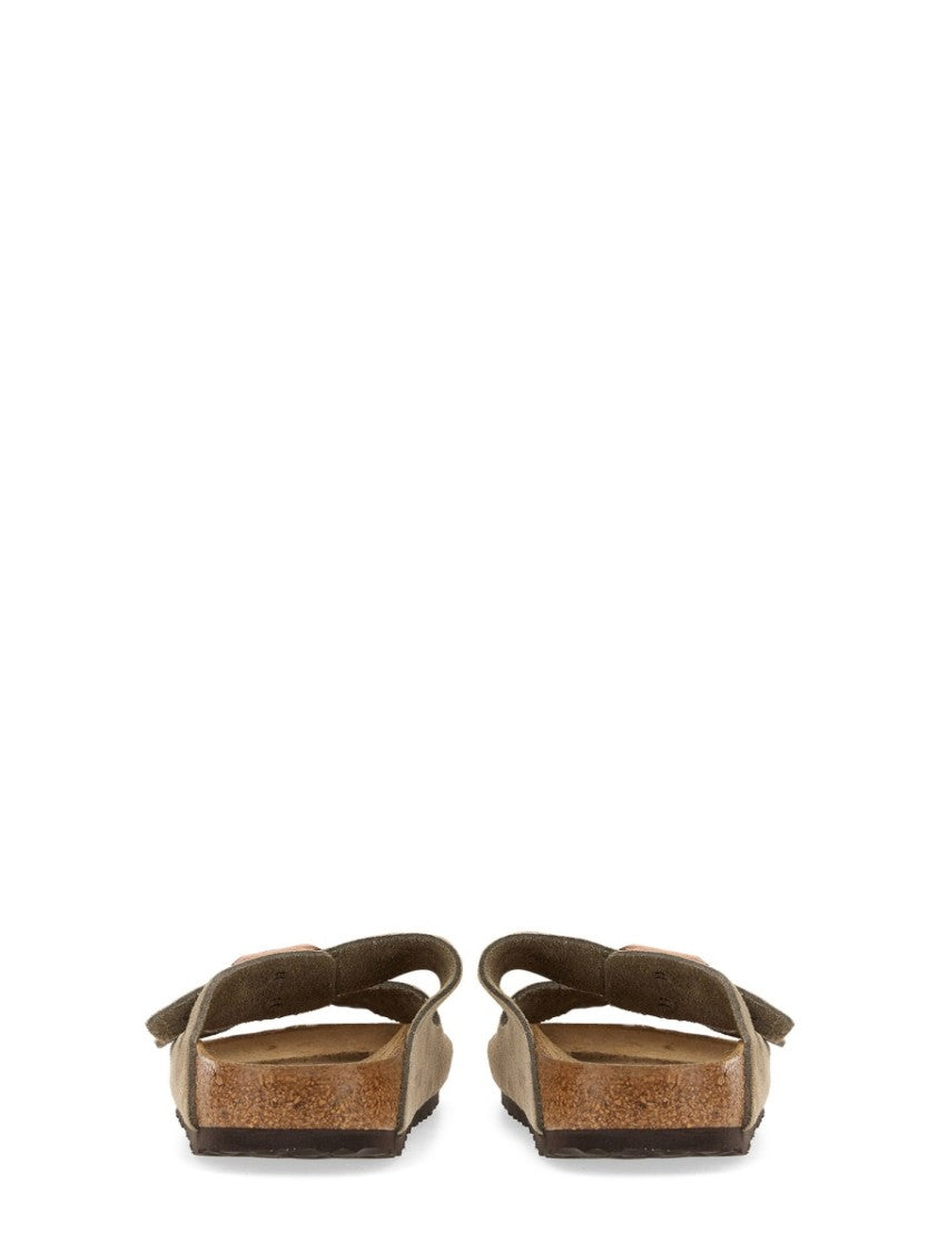 Birkenstock Arizona Suede-Like Adjustable Buckle Sandals