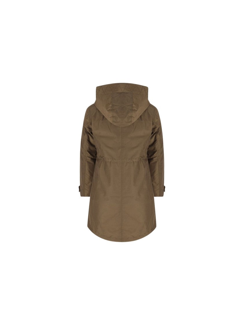 Woolrich Authentic 3 In 1 Parka Hooded Cotton-Blend Parka