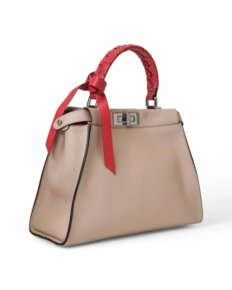 Fendi Peekaboo Medium Bicolor Fiocco Pink