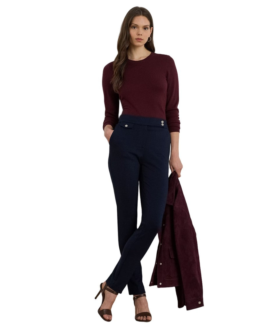 Lauren Ralph Lauren Tailored Ankle Pants With Flat Front Design