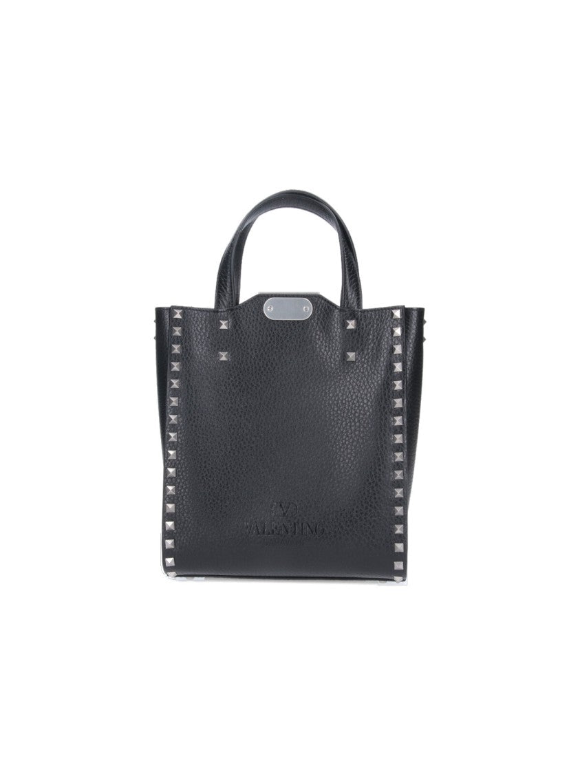 Valentino Garavani "Rockstud" Tote Bag – Black