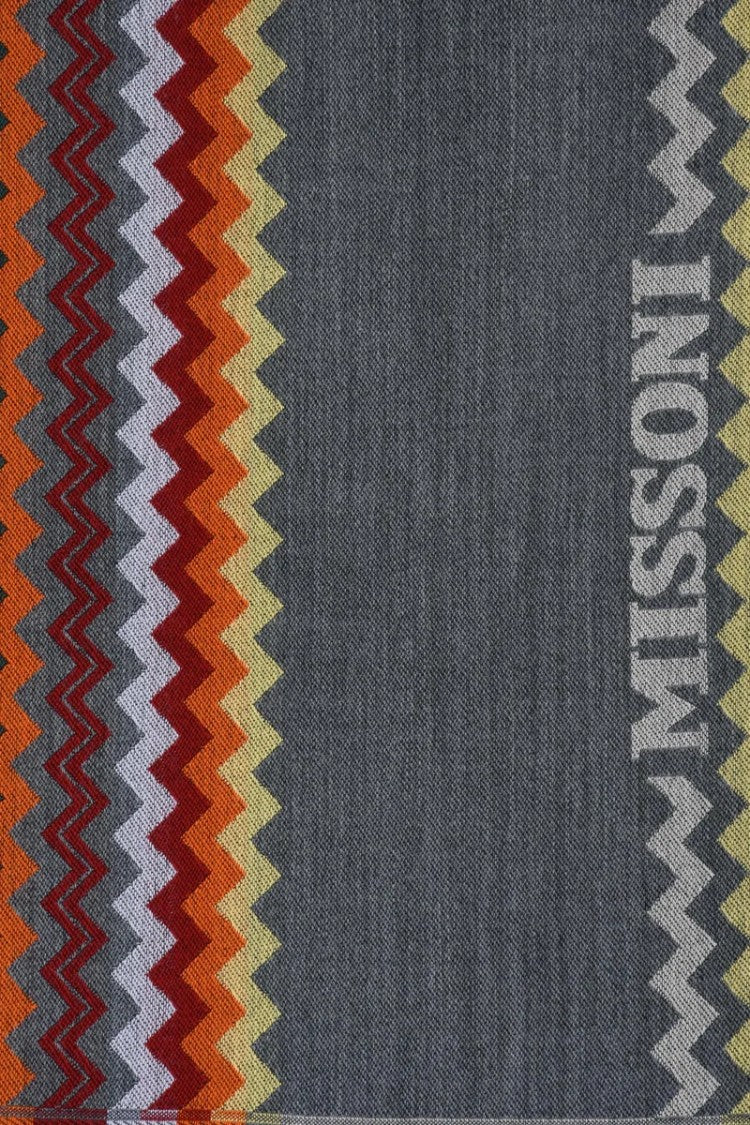 Missoni Grey Wool Scarf