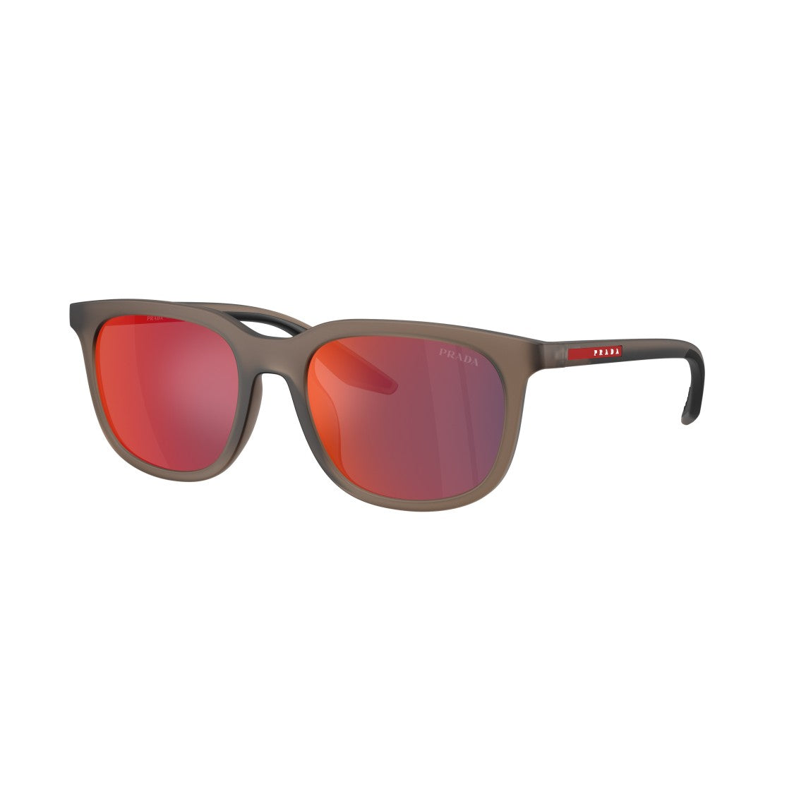 Prada Linea Rossa 0Ps B09su Matte Brown Sunglasses
