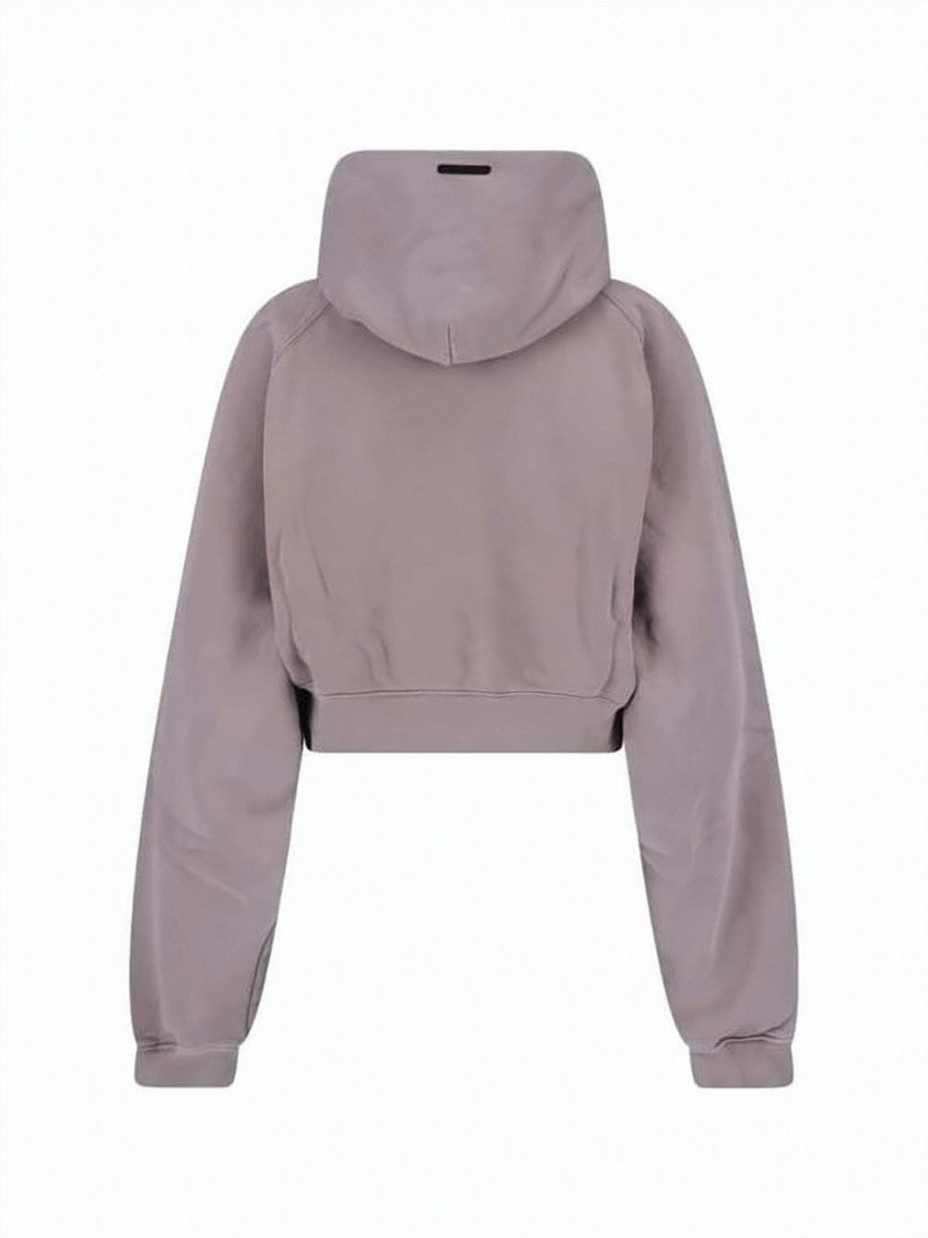 Fear Of God Cropped Relaxed-Fit Cotton Hoodie