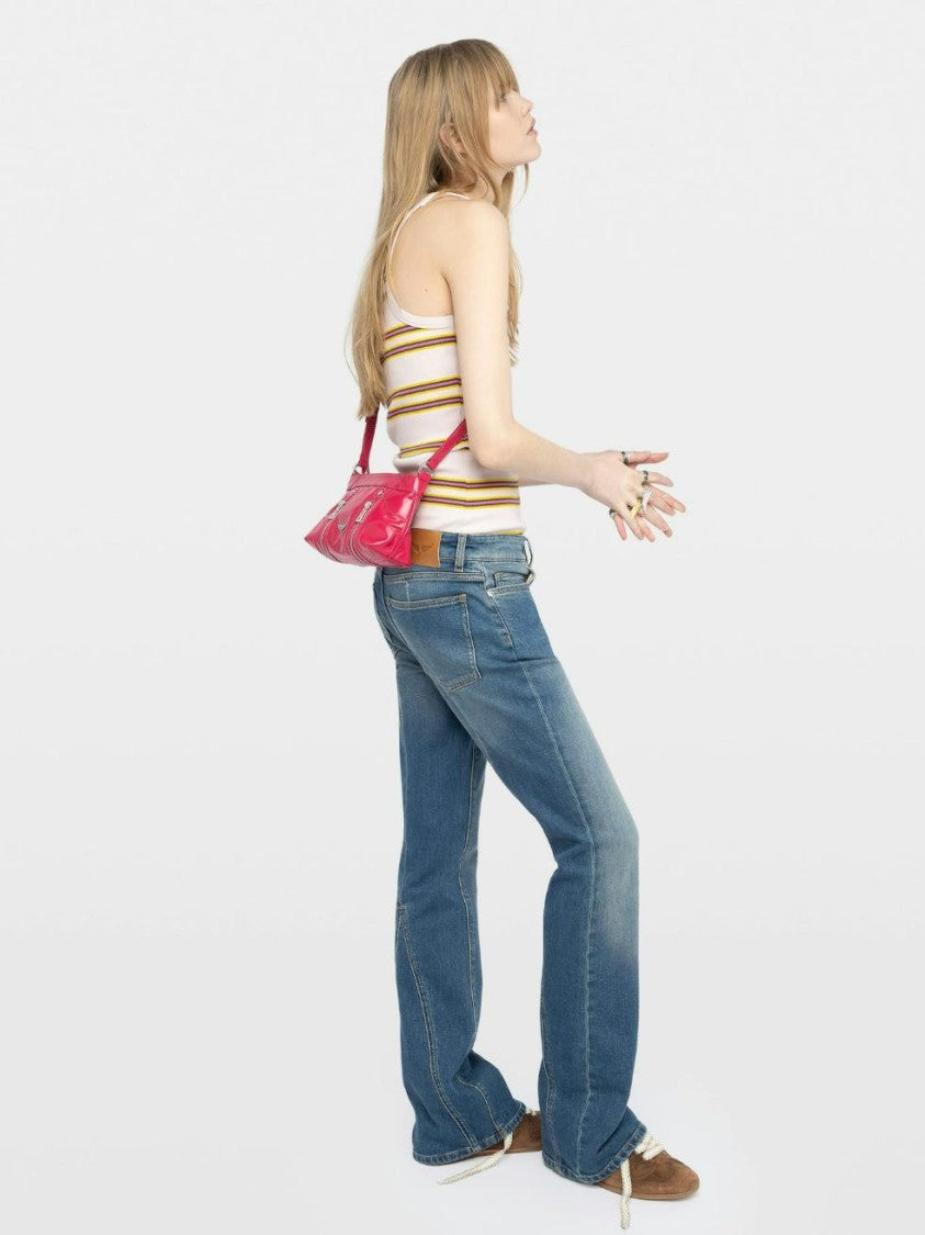 Zadig & Voltaire Sunny Mood Vintage Patent Shoulder Bag