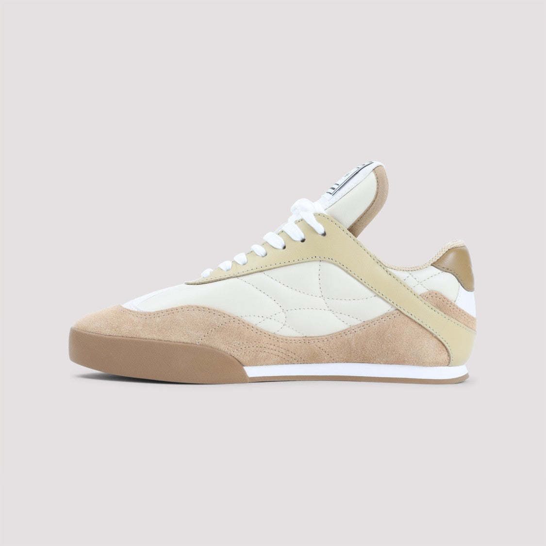 Chloé Leather And Suede Sneakers With Chic Silhouette