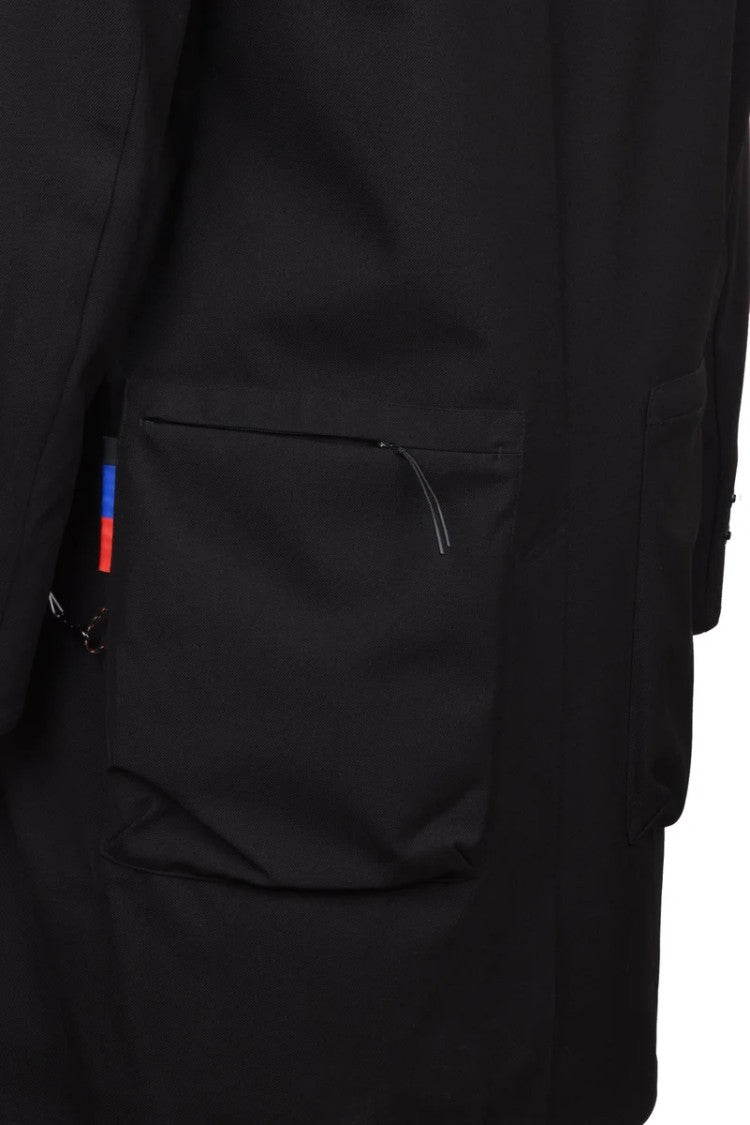 Adhoconcept Adhocconcept Long Technical Jacket - Black