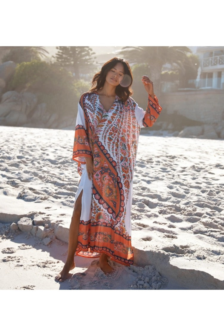 Miss June Long Dress Lior Floral Print Viscose
