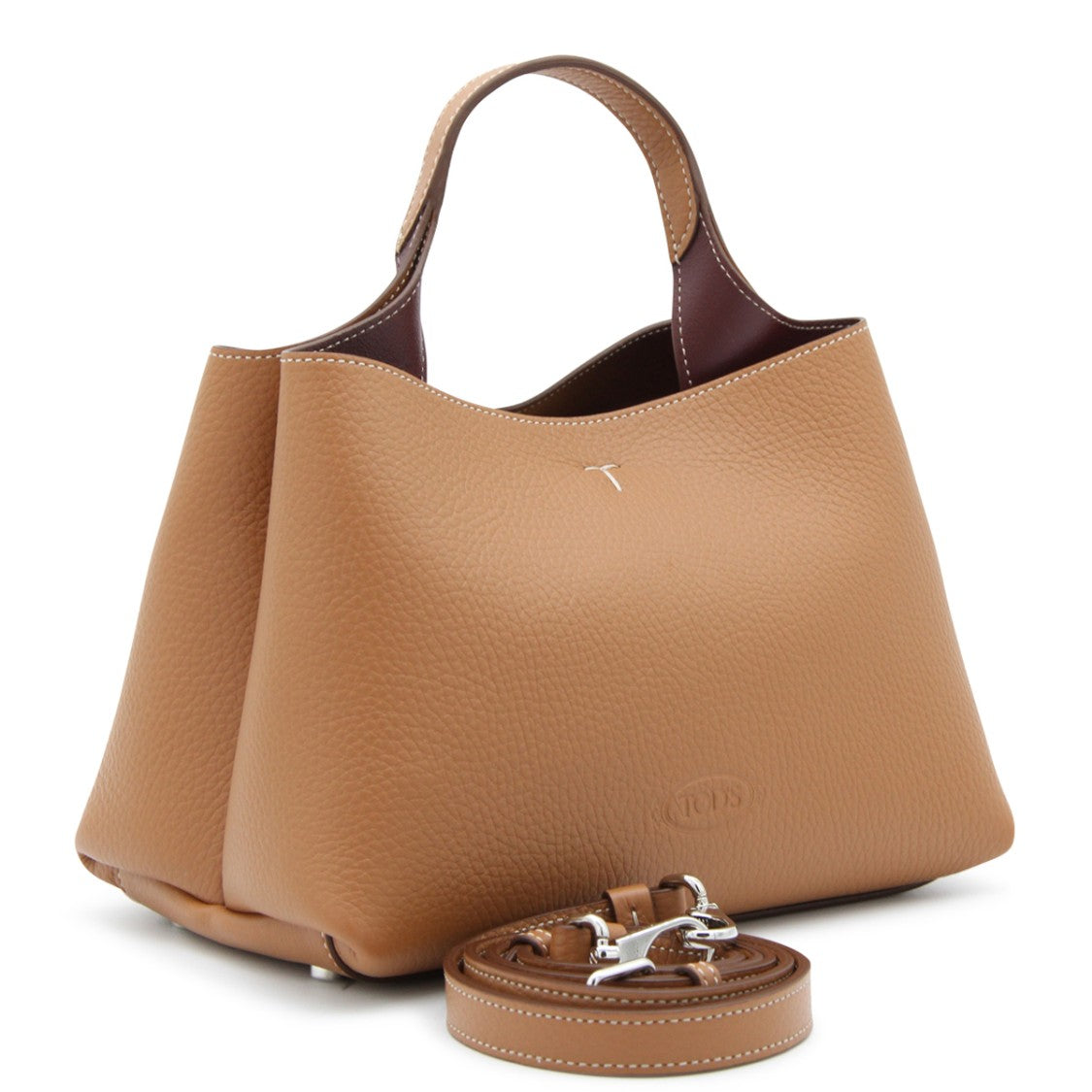 Tod's Brown Leather Tote Bag