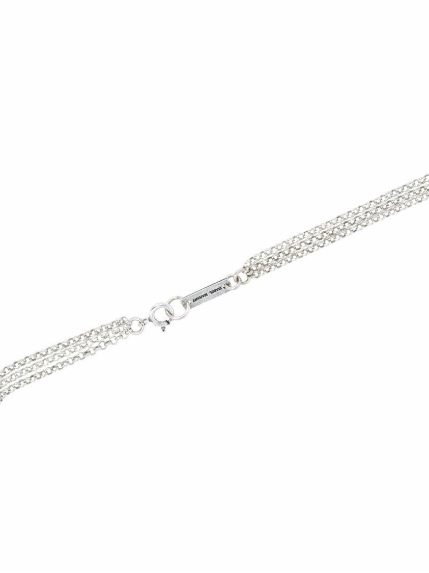 Isabel Marant Metal Shiny Leaf Necklace