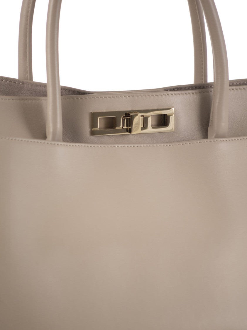 Fabiana Filippi Large Handbag With Metal Accessory