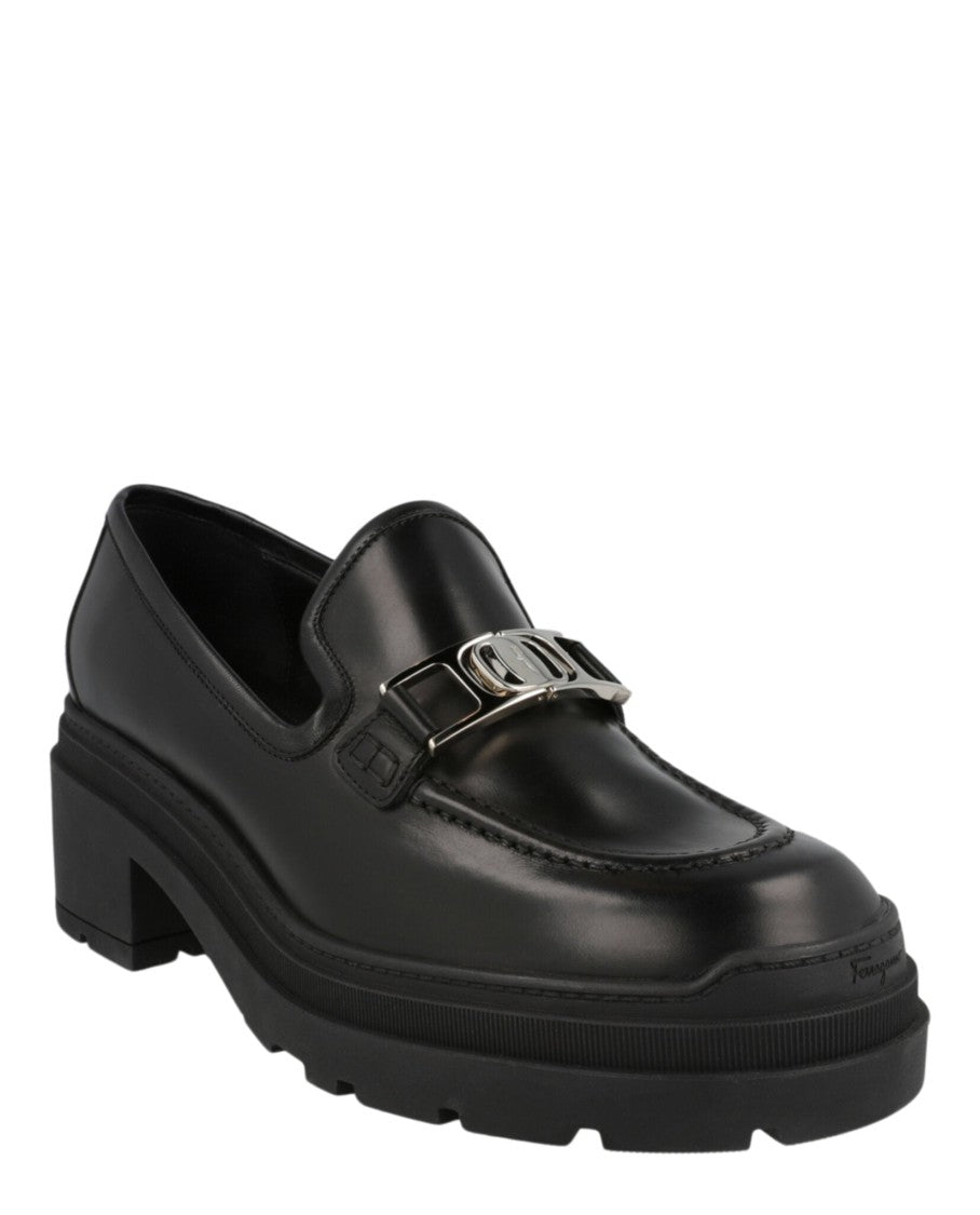 Ferragamo Ridley 40 Leather Loafers
