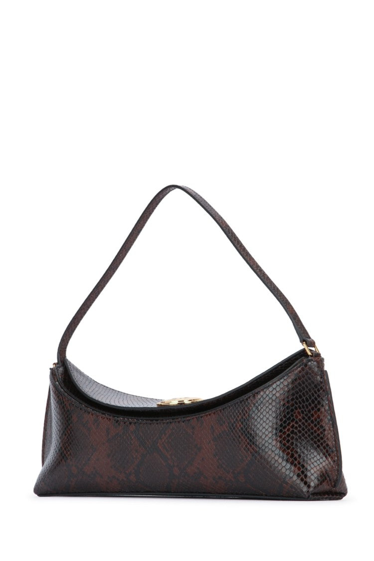Jacquemus Structured Shoulder Bag With Snakeskin Texture