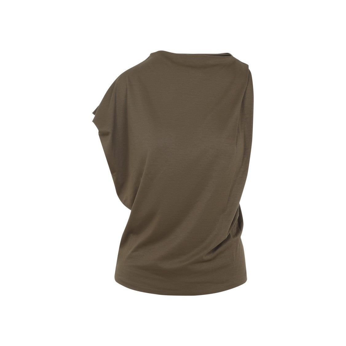 Jacquemus Asymmetrical Draped Tank Top