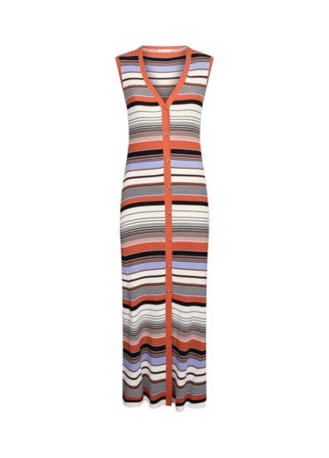 Liu Jo Vibrant Striped Maxi Dress