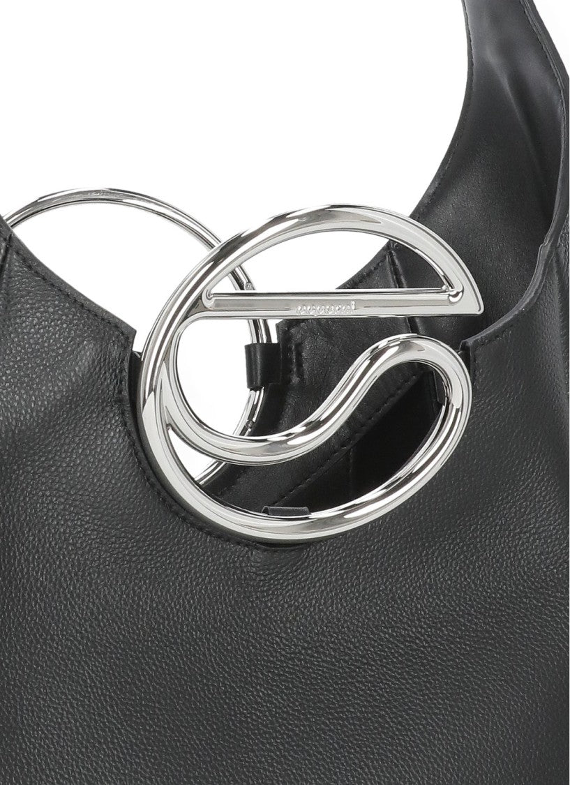 Coperni Hobo Bag With Carabiner Closure And Internal Pocket