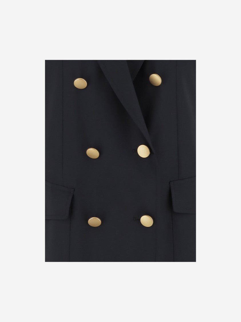 Tagliatore Sleeveless Double-Breasted Coat