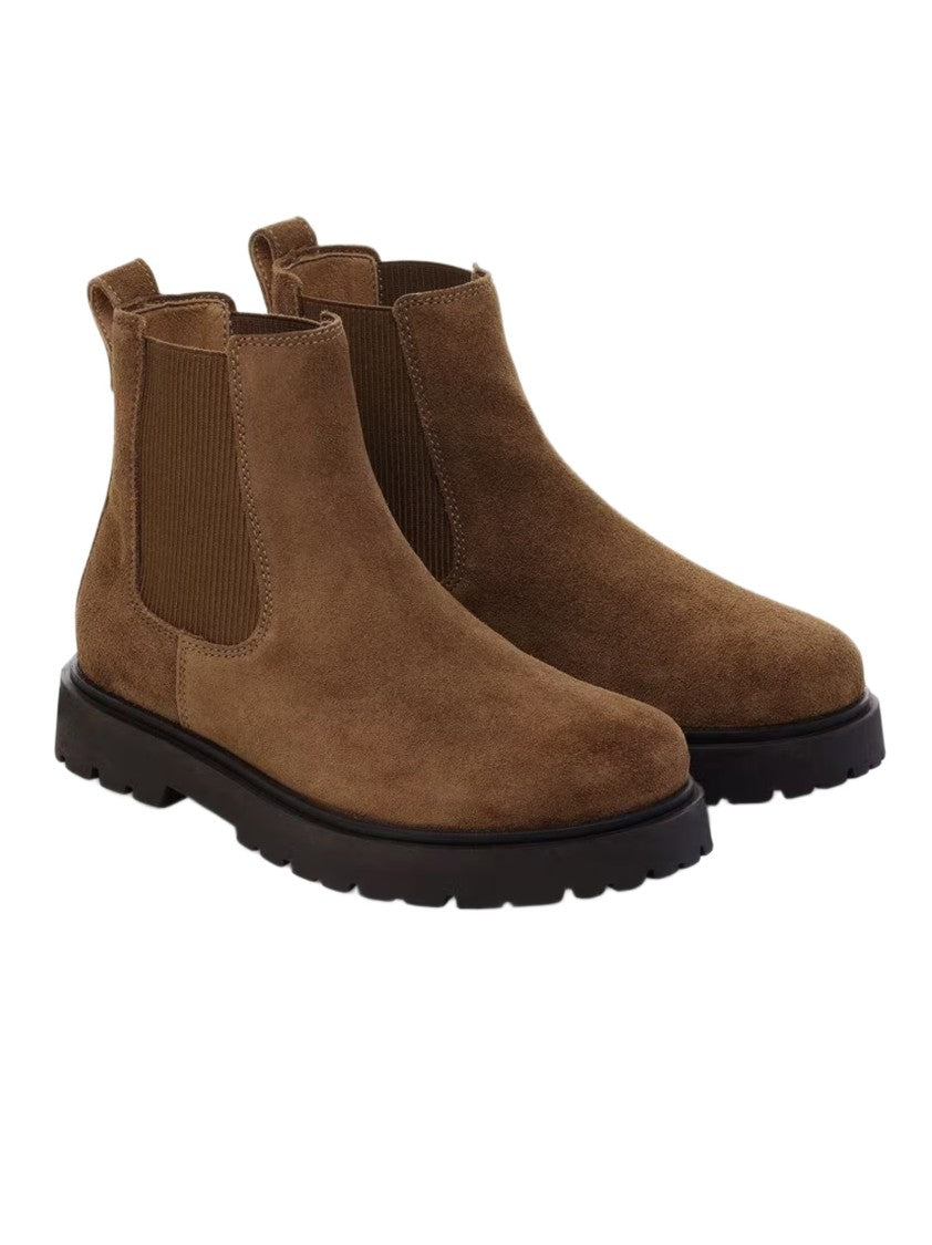 Birkenstock Refined Chelsea Boot With Soft Suede Upper