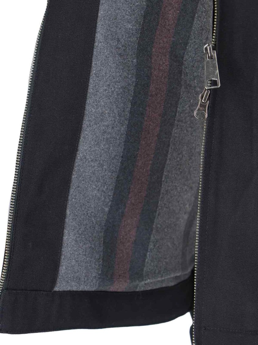 Carhartt Wip Black Detroit Cotton Jacket