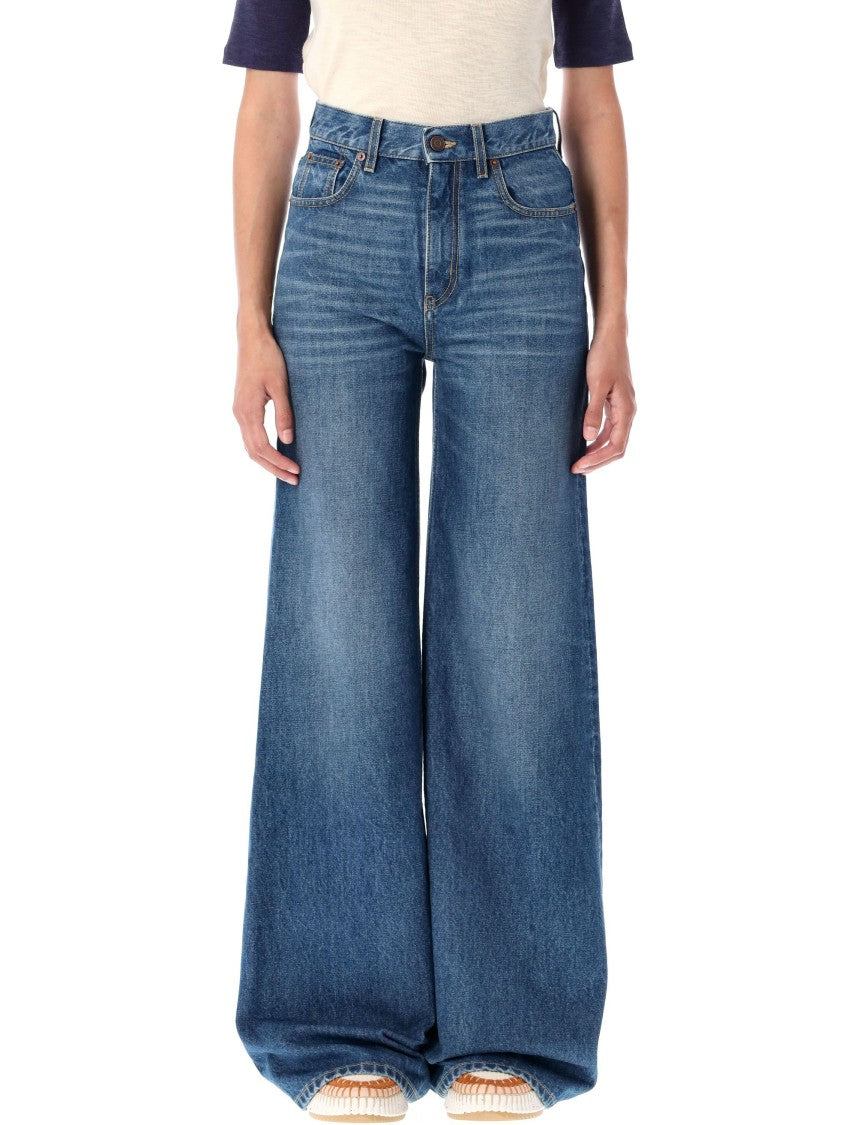 Chloé High-Rise Flare Denim Pant