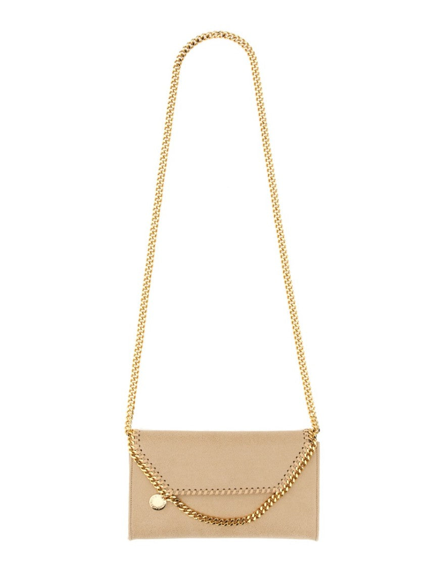Stella Mccartney Neutrals Falabella Polyester Chain Bag