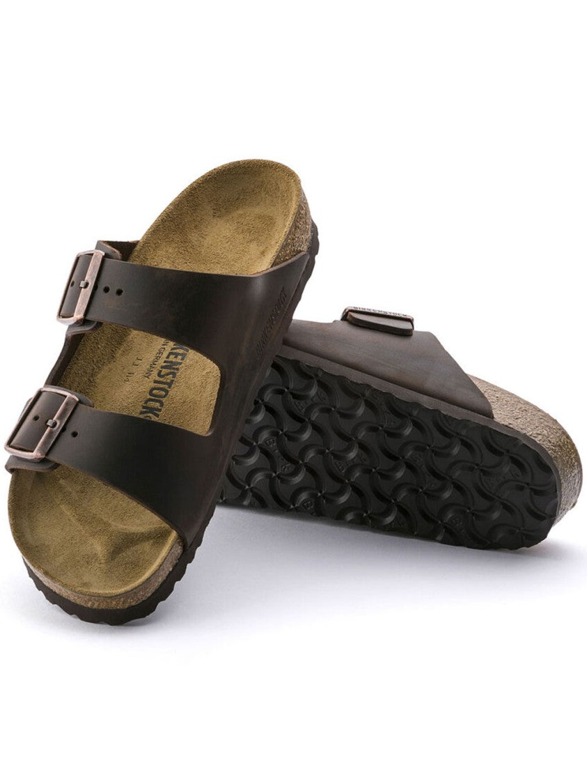 Birkenstock Arizona Brown Leather Open Toe Sandals