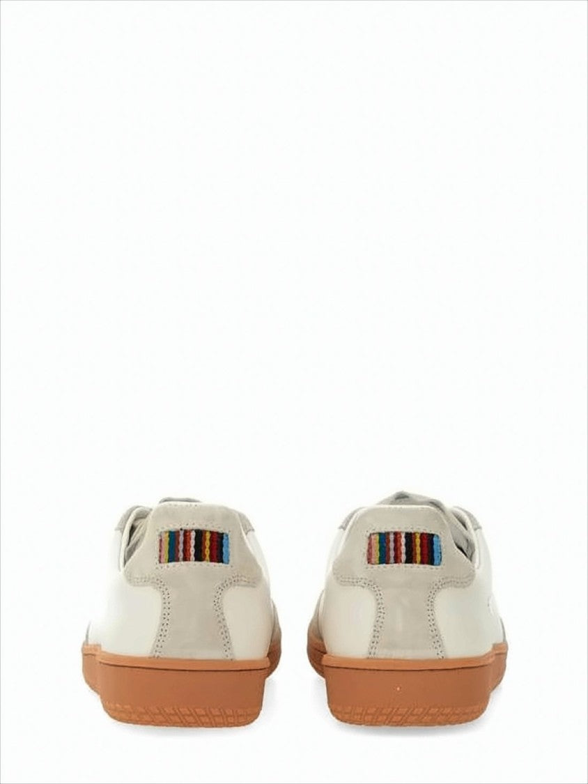 Paul Smith Low-Top Sneakers With Suede Overlays And Multicolor Stripes
