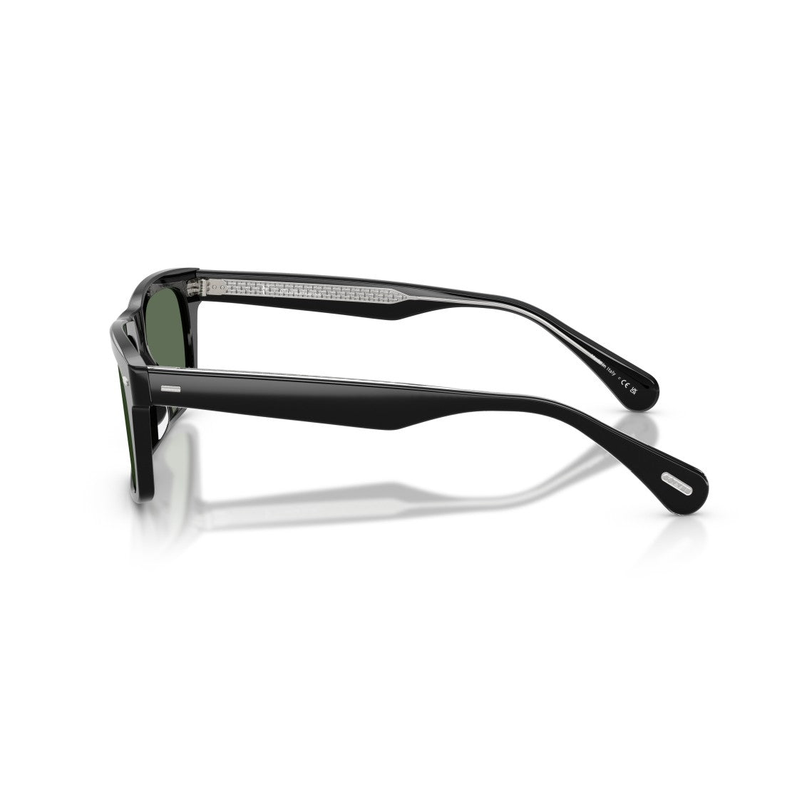 Oliver Peoples 0Ov5596su Bold Rectangular Frame Sunglasses With Dark Green Lenses
