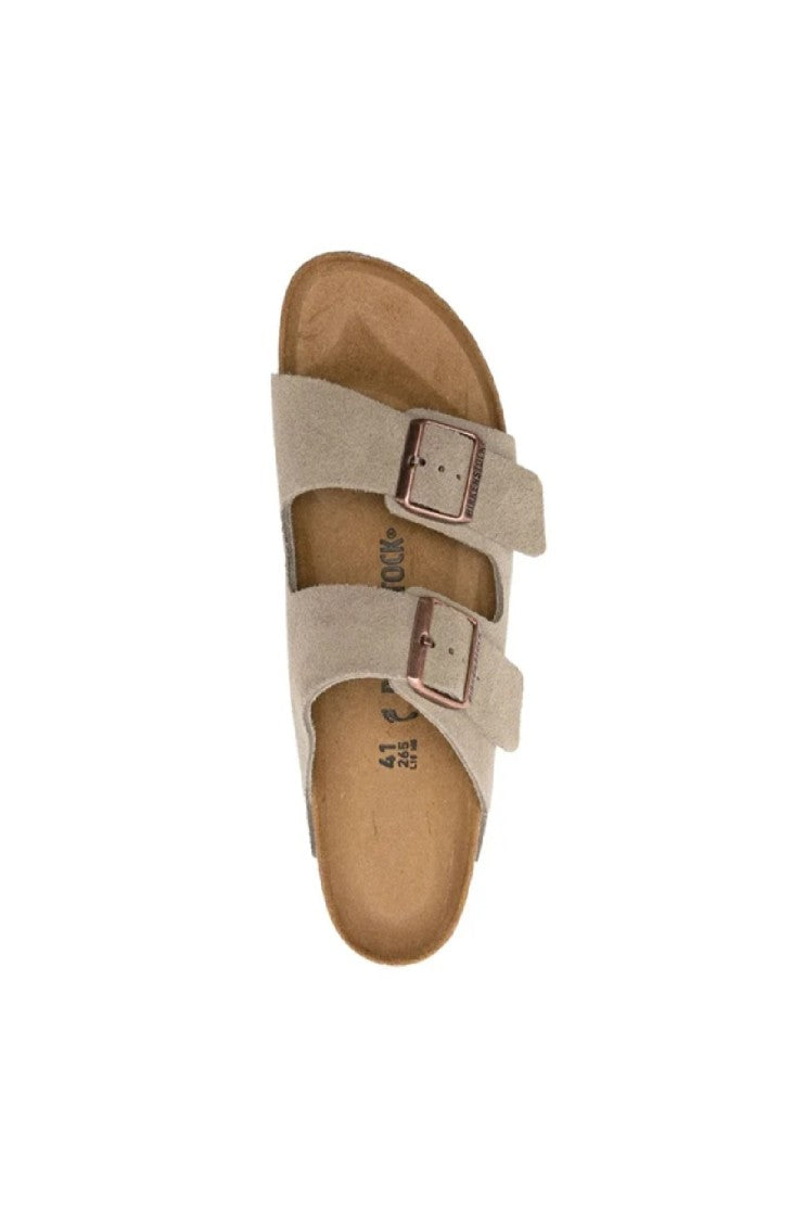 Birkenstock Two-Strap Leather Arizona Sandals