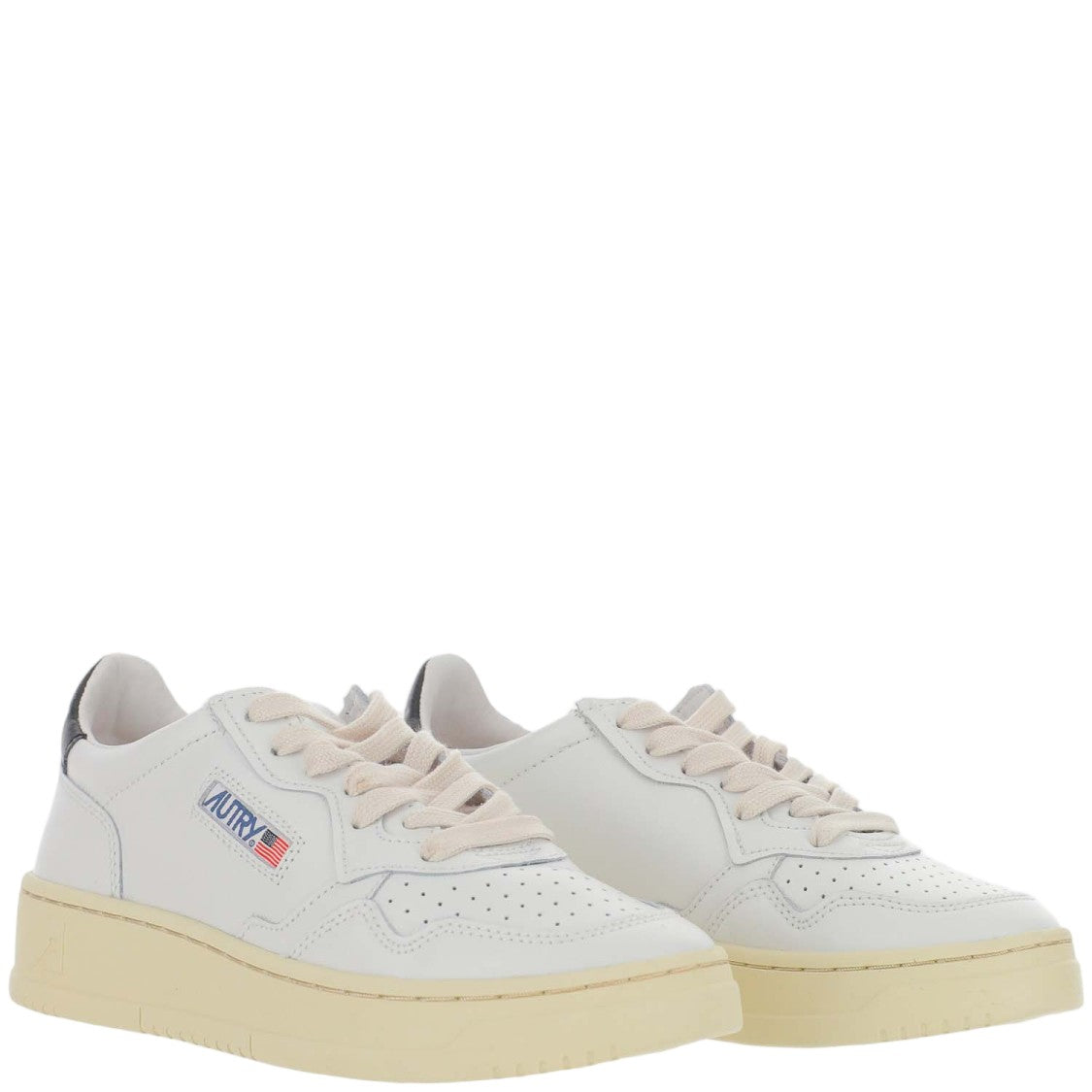 Autry Medalist Low Sneakers With Perforated Toe