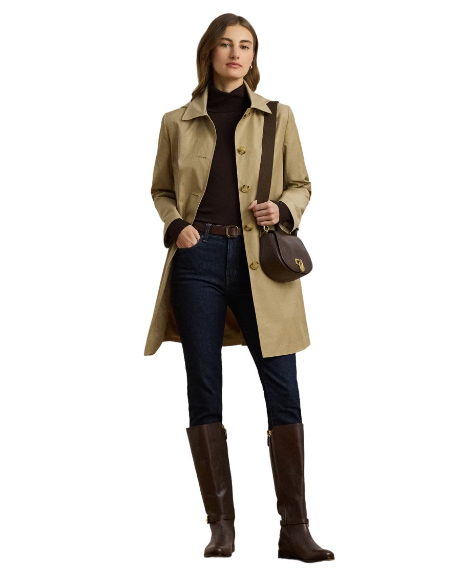 Lauren Ralph Lauren Flared Silhouette Coat With Classic Collar