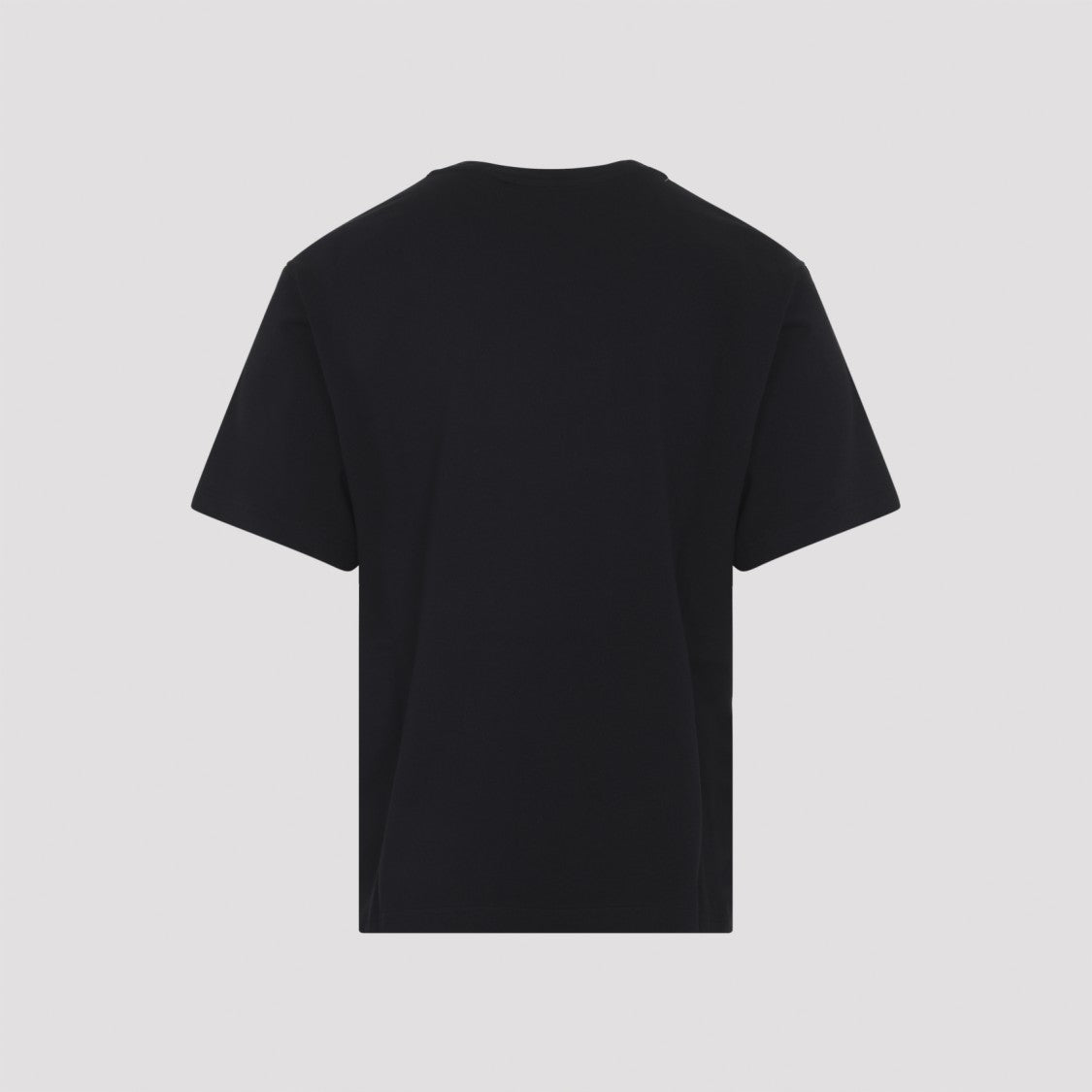 Burberry Embroidered Black T-Shirt With Animal Motif