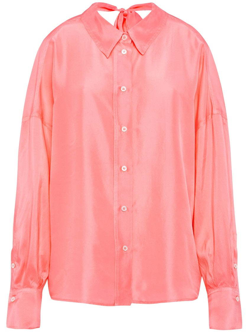 Tela Uvetta Loose-Fitting Long-Sleeved Blouse