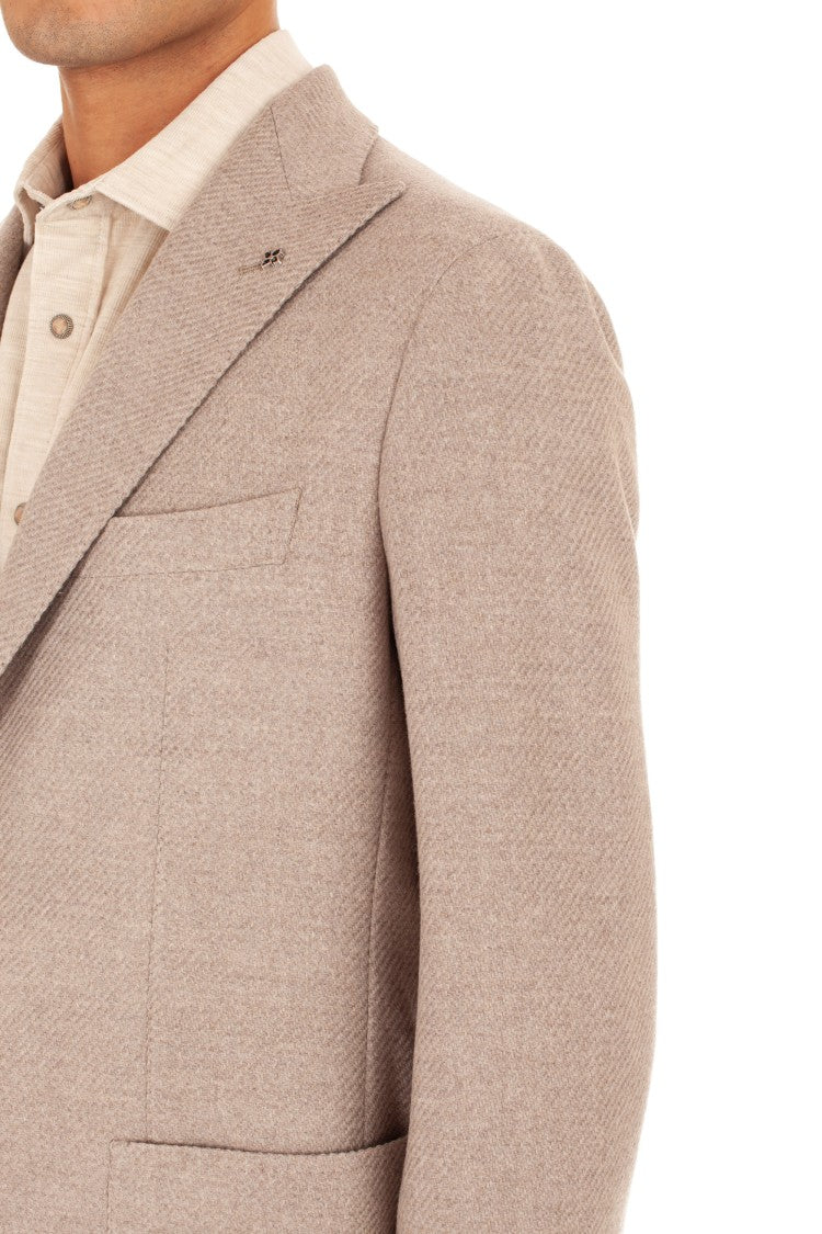 Tagliatore Montecarlo Wool Diagonal Jacket
