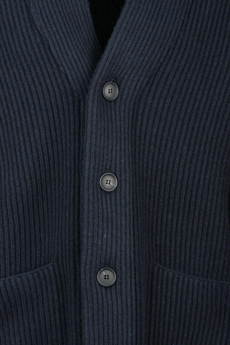 Alpha Studio Notched Lapel Jacket - Midnight Blue