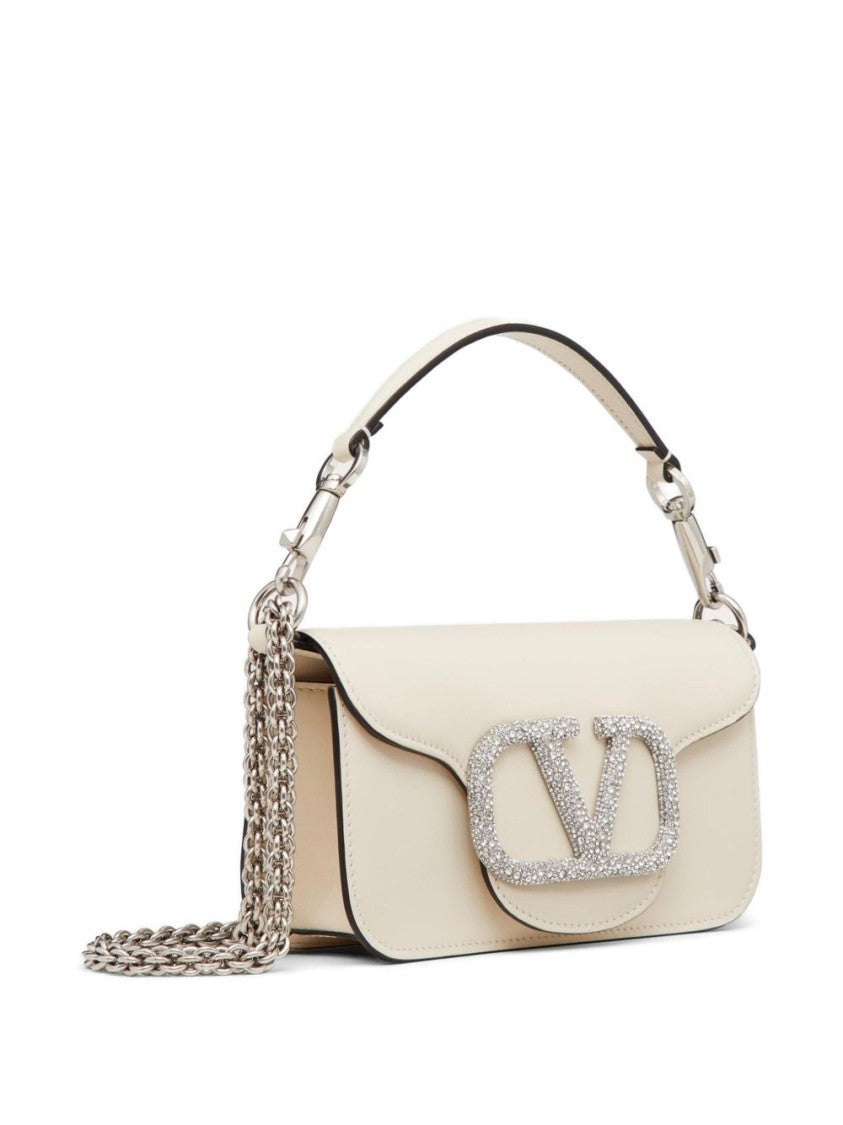 Valentino Garavani Crystal Logo Rectangular Handbag