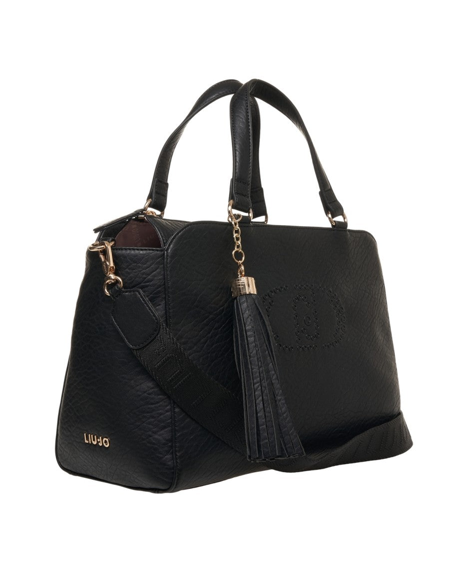 Liu Jo Eco-Leather Bag With Logo Print
