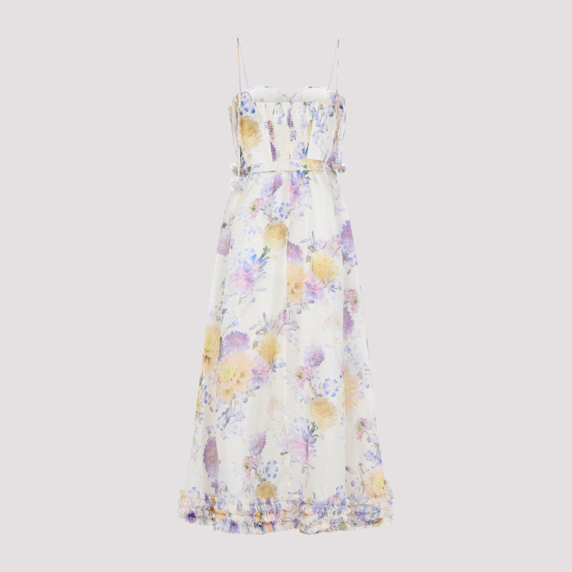Zimmermann Midi Dress With Floral Print