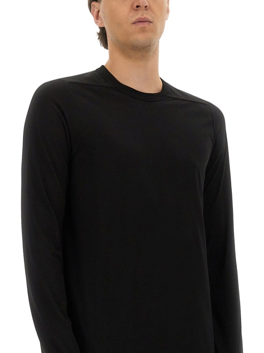 Rick Owens Black Long-Sleeved T-Shirt