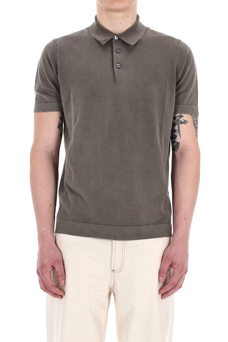 Drumohr Frosted Superlight Cotton Polo